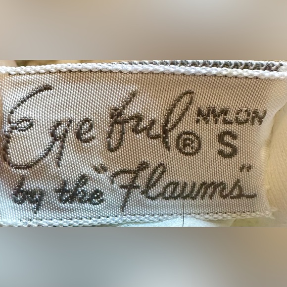 Antique Eyeful By Flaums Bridal Peignoir Sheer Chiffon Overlay English Lace Sz S - Picture 13 of 16